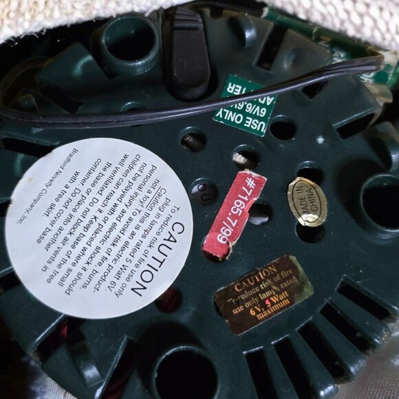 Vintage IN BOX (14") Fiber Optic Angel Tree Top/Table Topper by Sight Sational - Picture 10 of 10